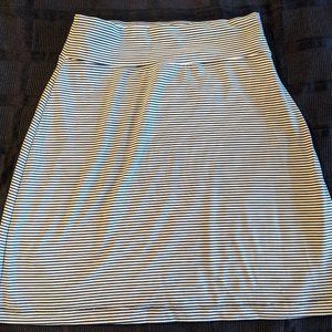 Skirt , Black and White